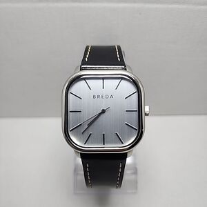 Breda Silver and Black Men's Watch